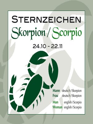 cover image of Sternzeichen Skorpion 24,10,-22,11,